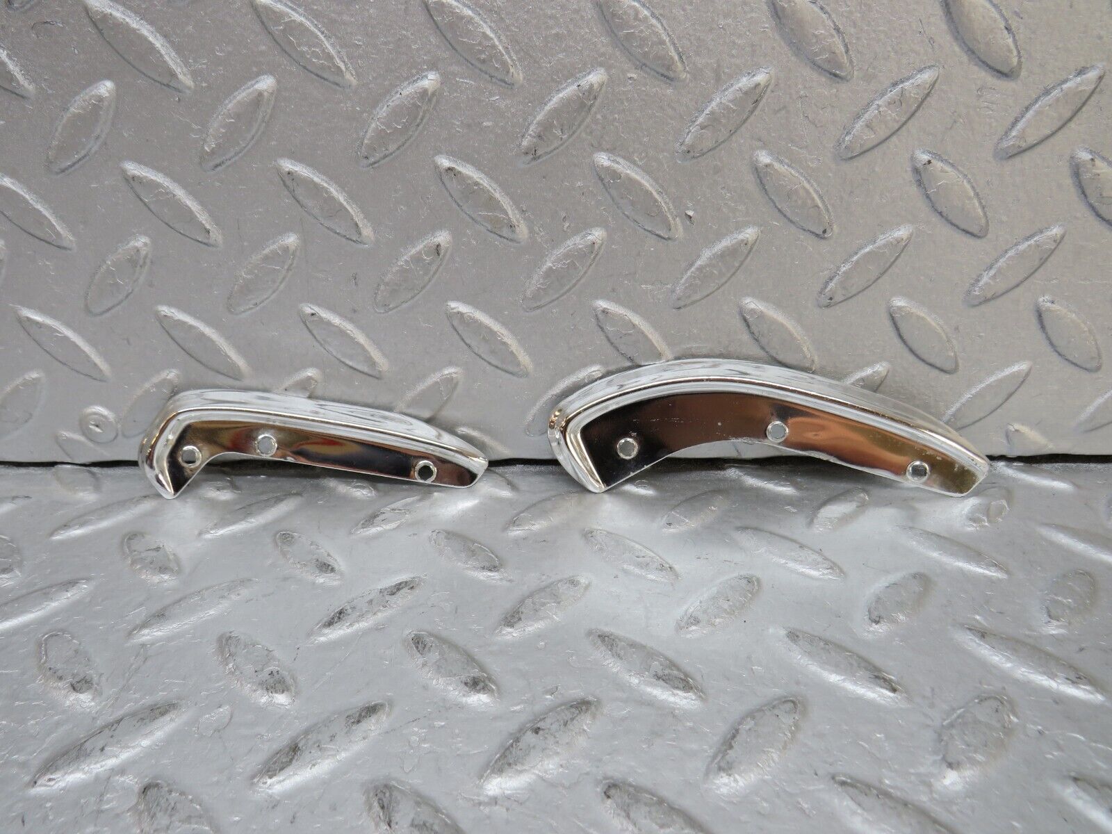 37298 Mercedes-Benz W109 300SEL Interior Door Handle Chrome Trim Pair Right