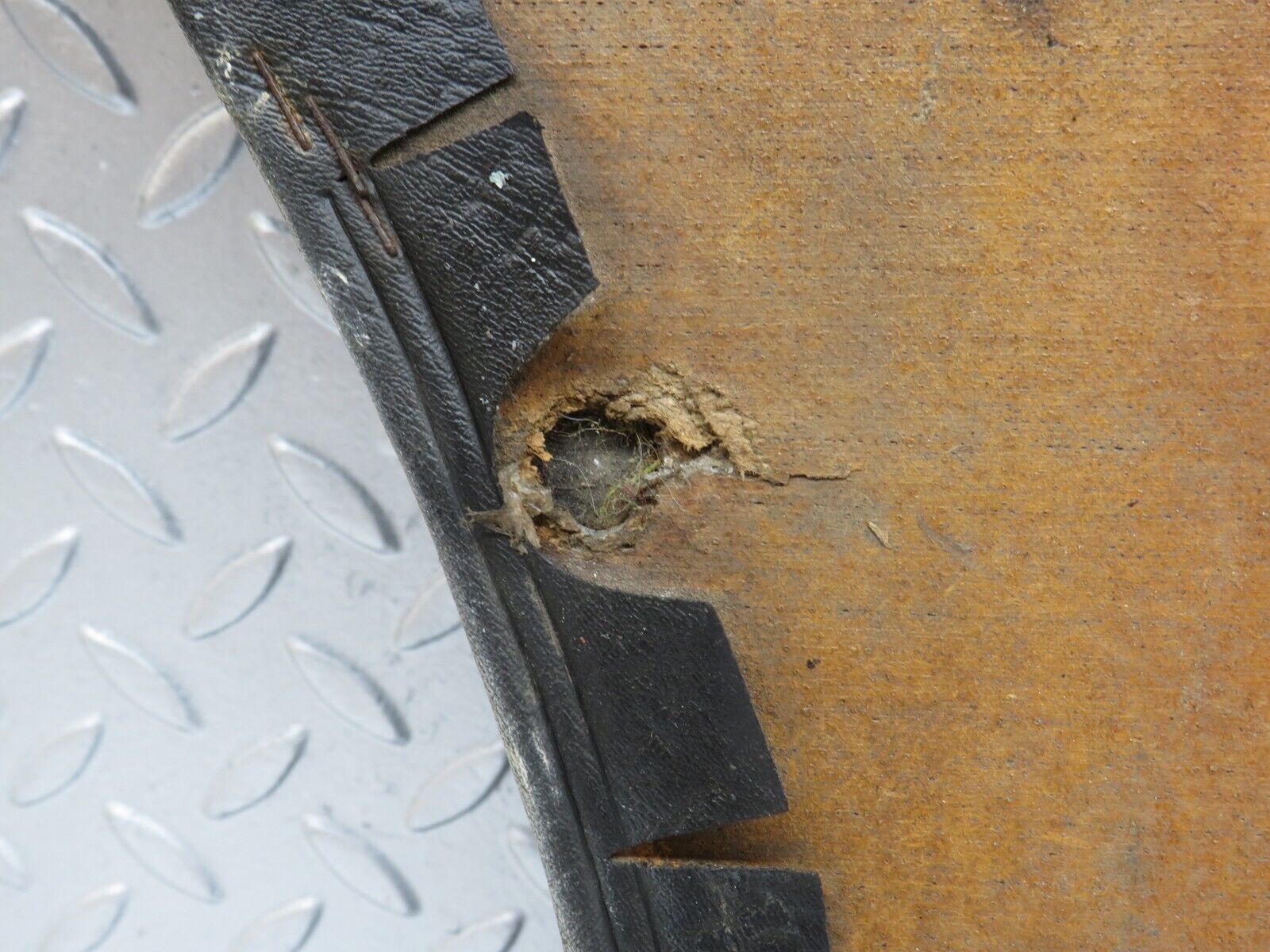 35806 Mercedes-Benz W108 Rear Right Door Card Black