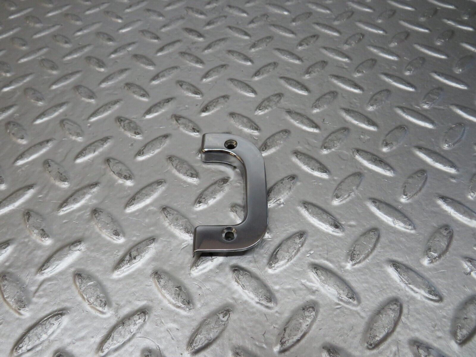 26800 Mercedes-Benz W123 240D Left Interior Door Chrome Latch Trim 1237230124