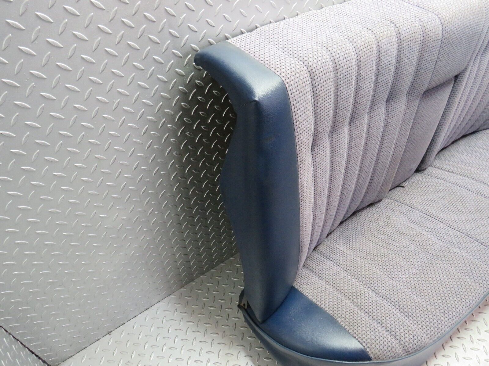 31148 Mercedes-Benz W123 200D Rear Seat Blue 1239200050 1239200016