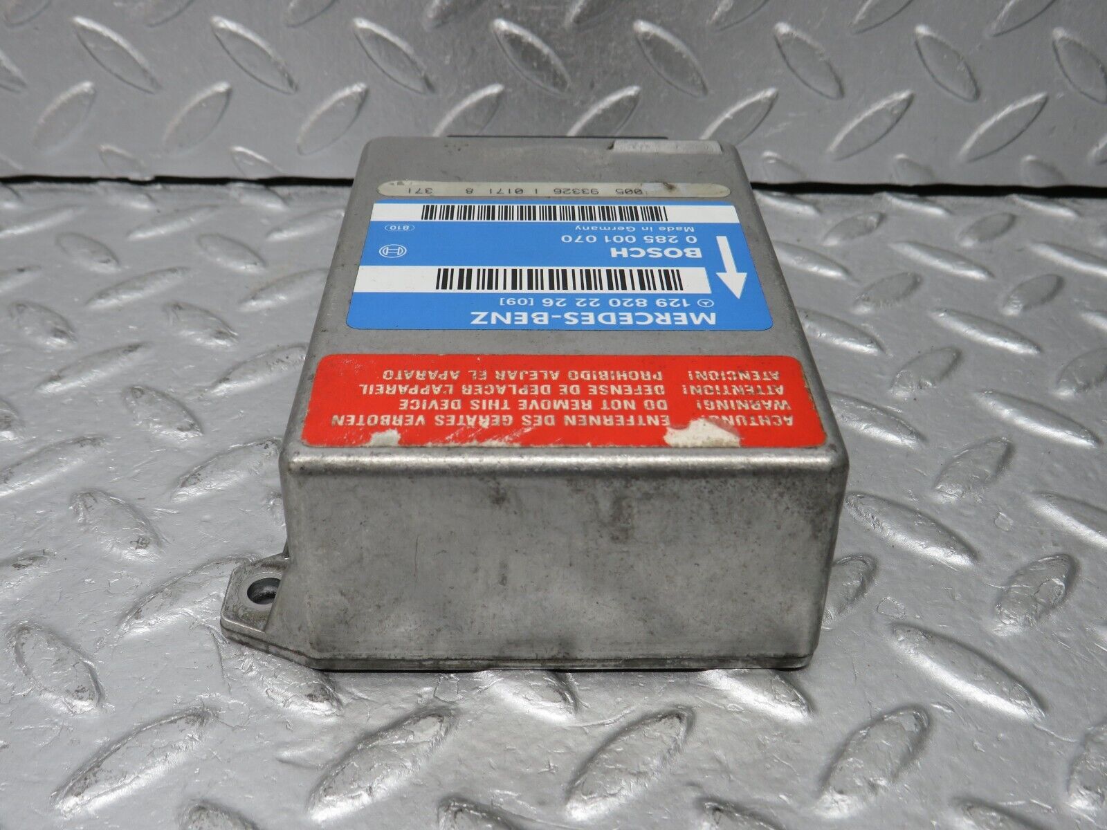 38385 Mercedes-Benz R129 280SL Coupe Roll Bar Control Module 1298202226 0285001070