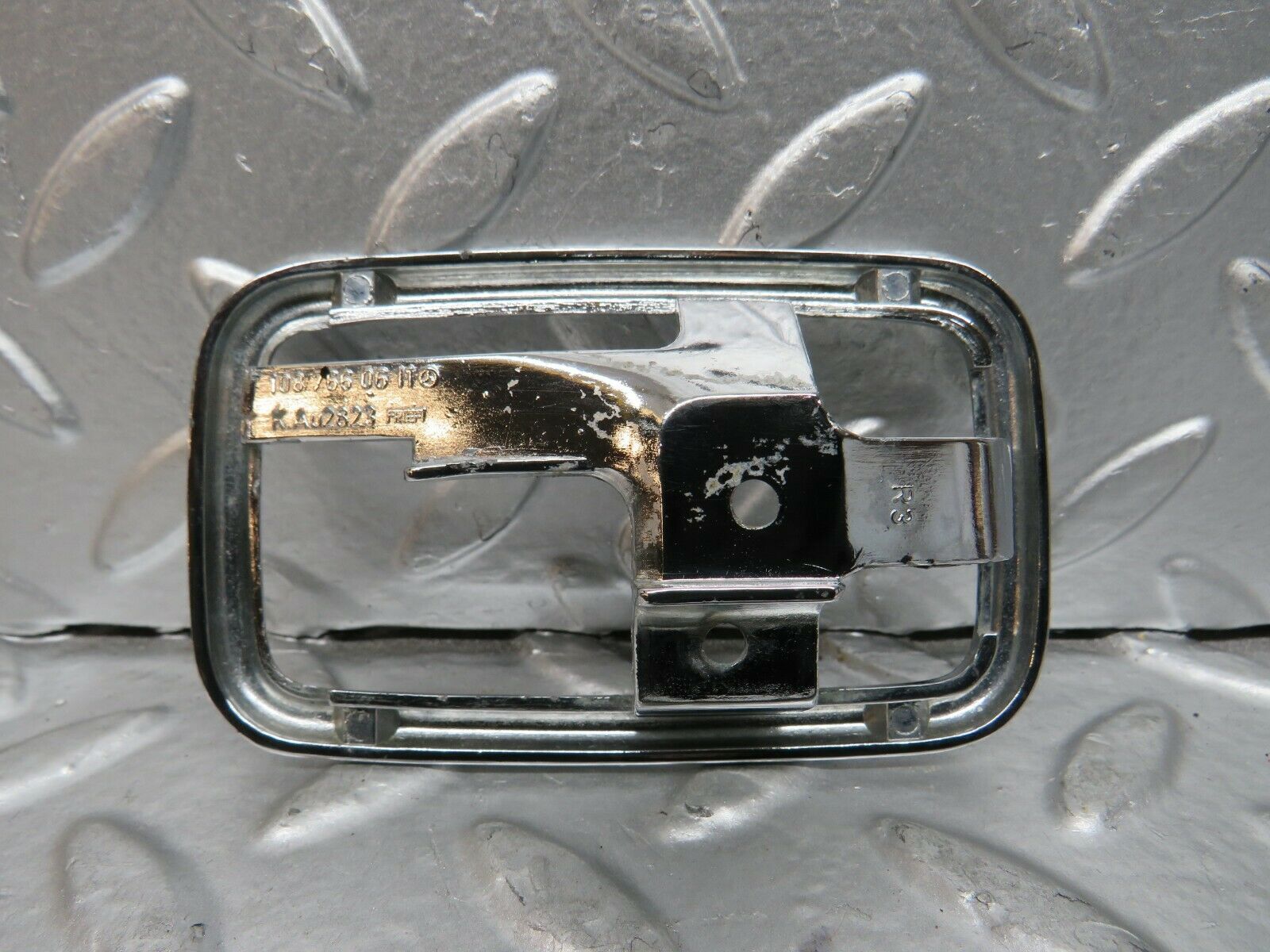 23964 Mercedes-Benz W123 280E Chrome Frame For Door Opener Right 1087660611