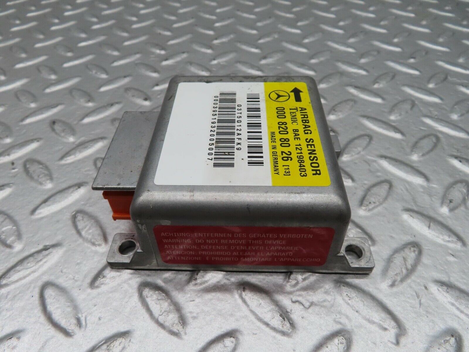 14897 Mercedes-Benz W140 S320 Airbag Sensor 0008208026