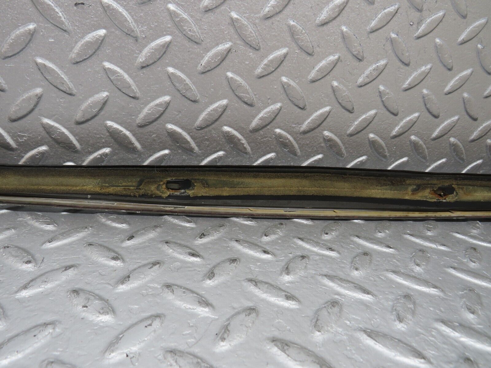 36058 Mercedes-Benz W126 420SE A Pillar Exterior Trim Left Side 1266981598