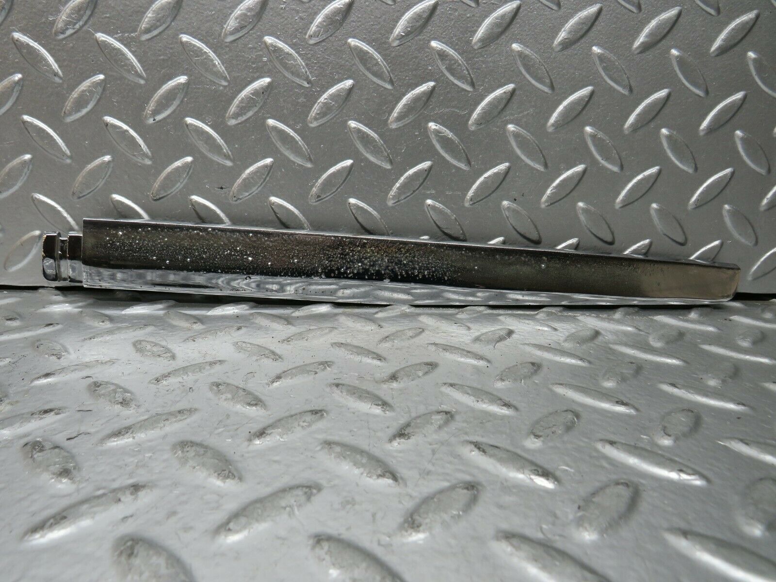 23787 Mercedes-Benz C107 450SLC Coupe Trunk Chrome Handle Moulding Left