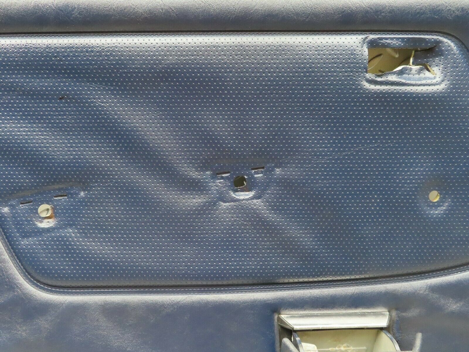 4368 Mercedes-Benz W123 230E Rear Left Door Card Blue