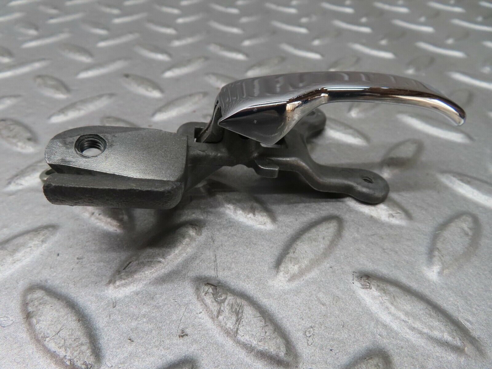 17568 Mercedes-Benz W116 450SEL Rear Right Interior Chrome Door Handle