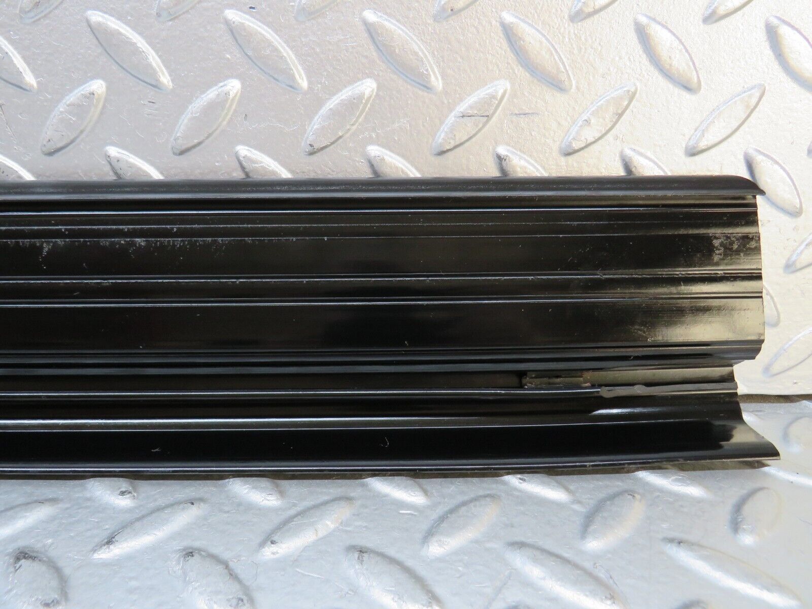 28249 Mercedes-Benz S123 240D Wagon Front Right Door Sill Trim Black