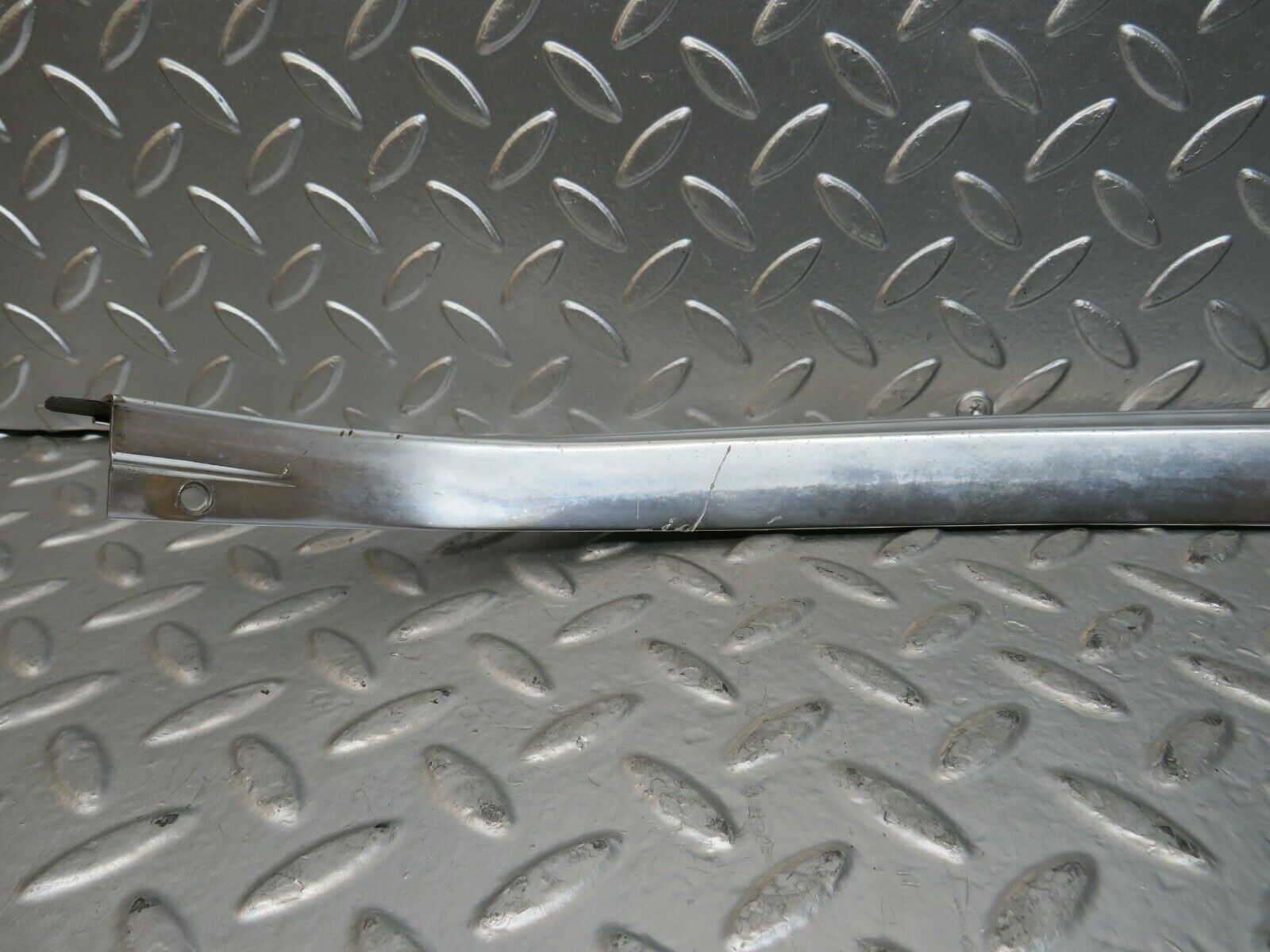 23369 Mercedes-Benz W116 350SE C Pillar Chrome Moulding Trim Left Side