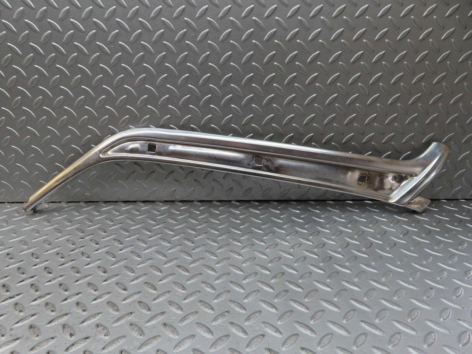 17682 Mercedes-Benz W116 450SEL A Pillar Chrome Moulding Trim Right Side