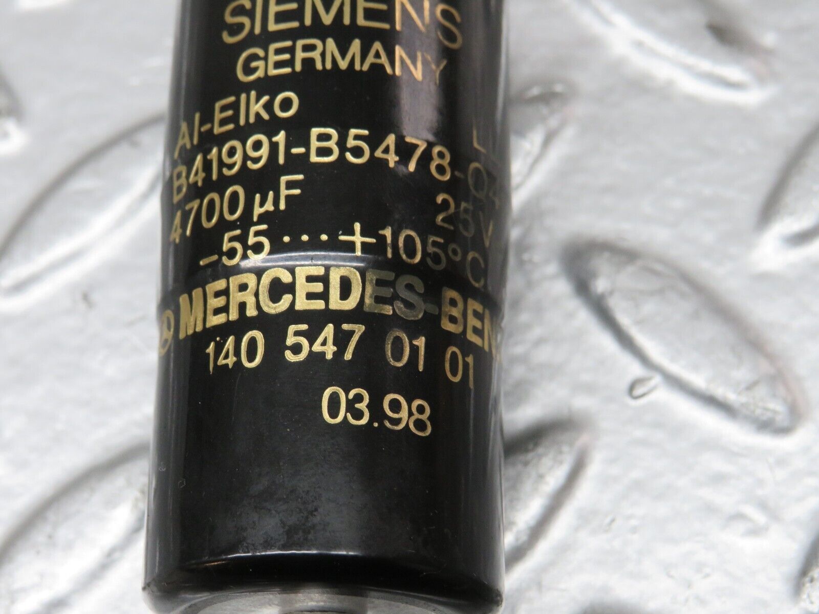 24895 Mercedes-Benz W140 S320 Battery Condenser 1405470101