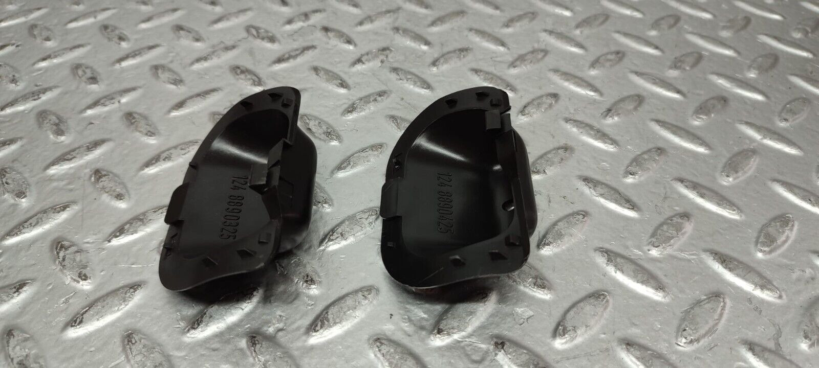 26342 Mercedes-Benz C124 220CE Washer Nozzle Cover Pair 1248890325 1248890425