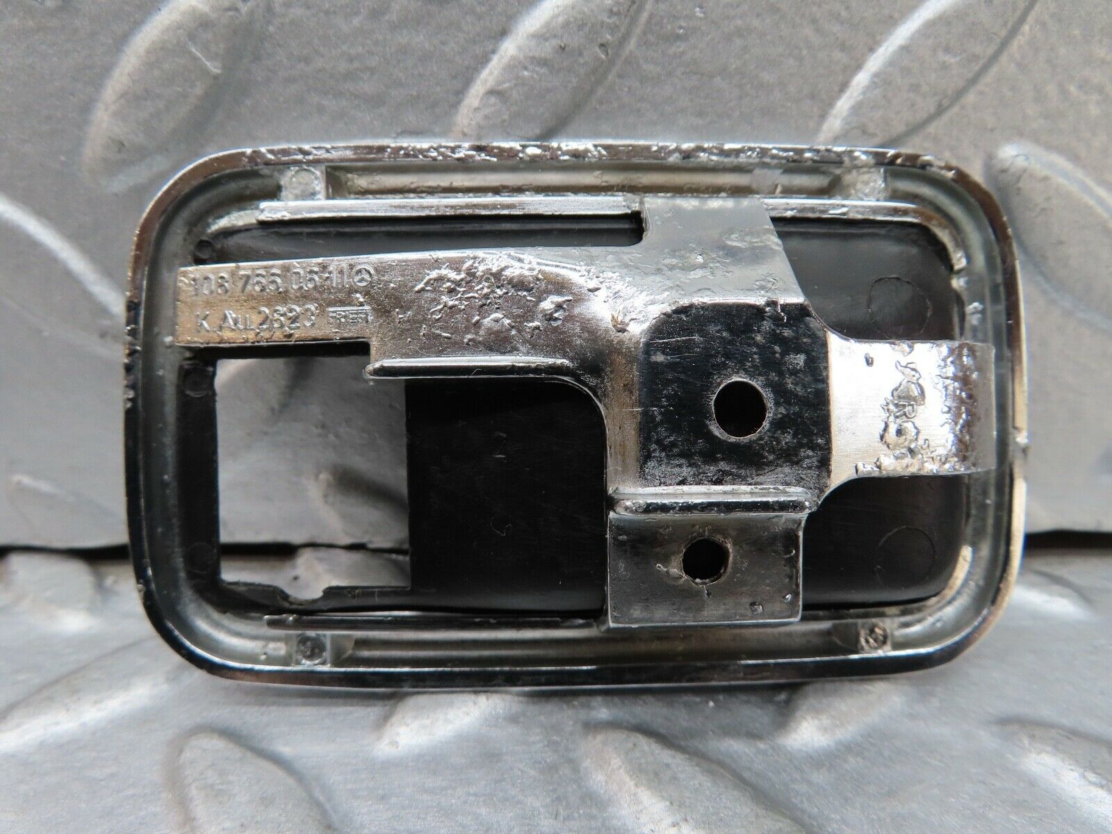 17571 Mercedes-Benz W116 450SEL Chrome Frame For Door Opener Right 1087660611