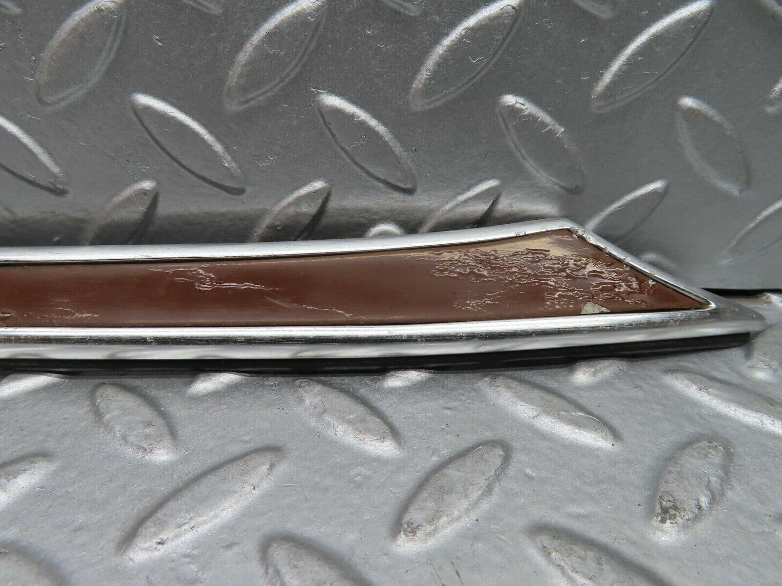 21123 Mercedes-Benz W123 230E C Pillar Exterior Trim Left Side 1236980997