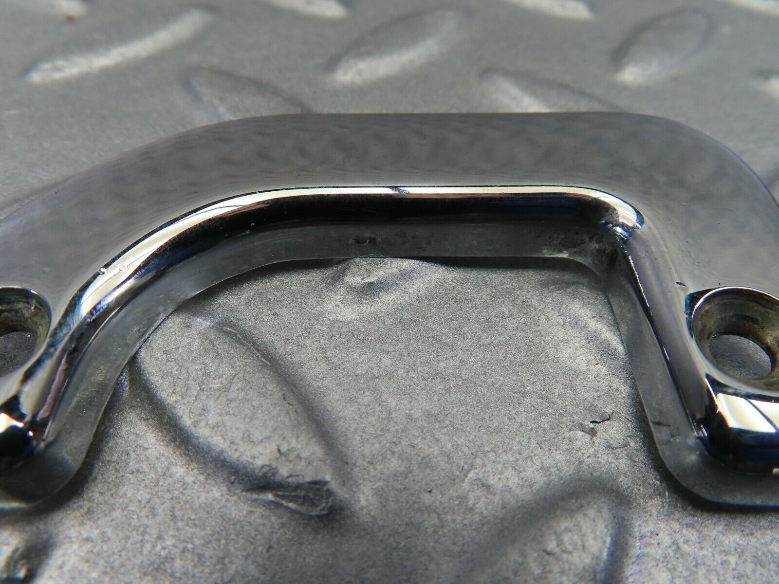 7849 Mercedes-Benz W115 220D Left Interior Chrome Door Latch Trim