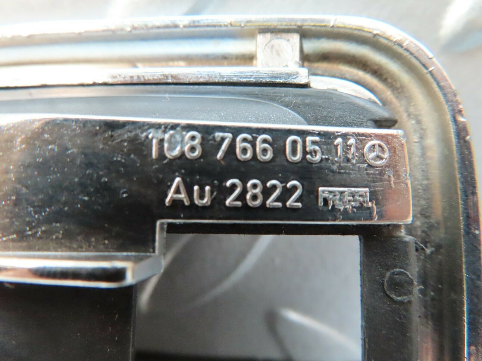 3818 Mercedes-Benz S123 200T Wagon Chrome Frame For Door Handle 1087660511