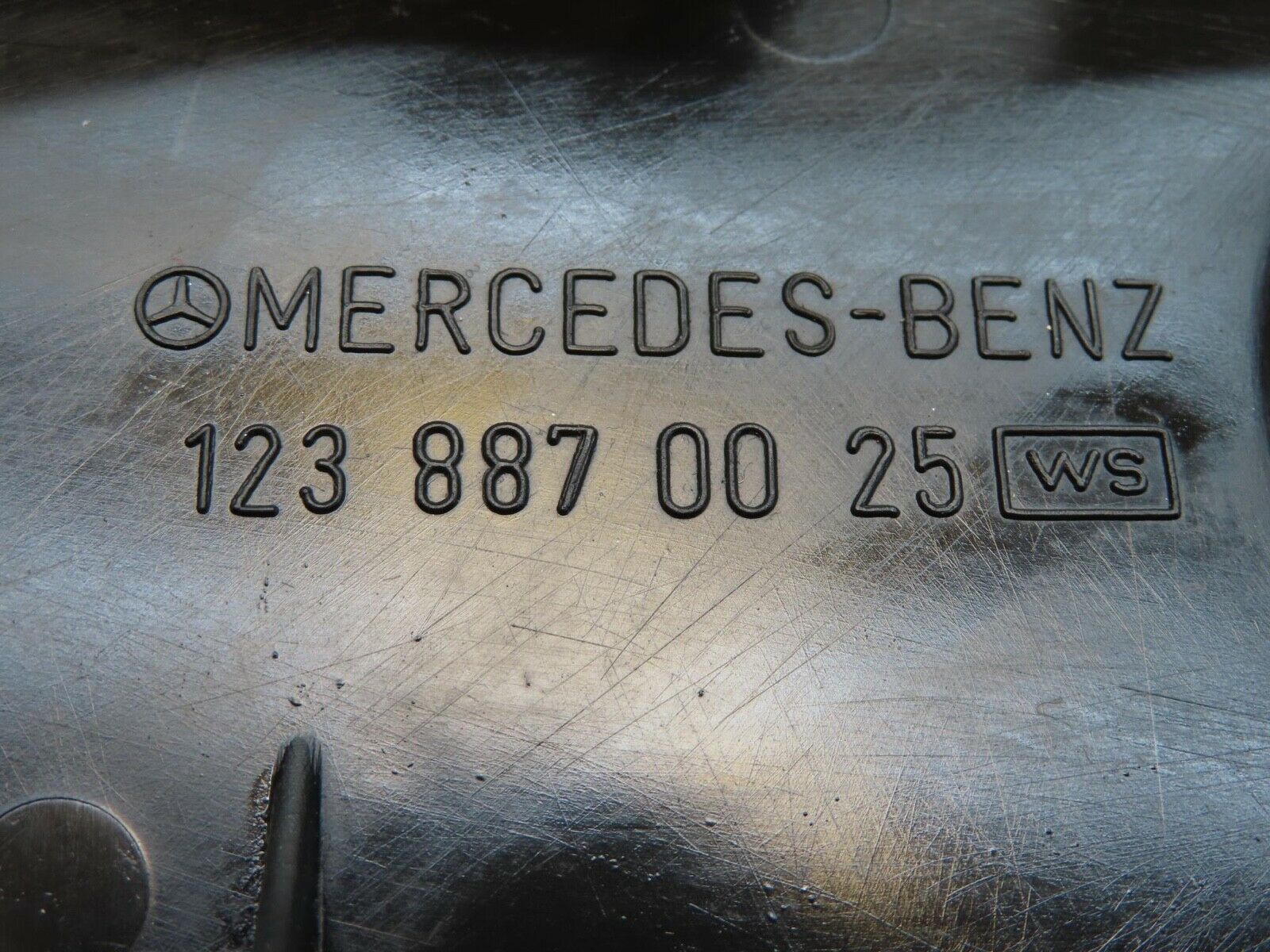 15341 Mercedes-Benz W123 230E Bonnet Lock Catch Cover 1238870025