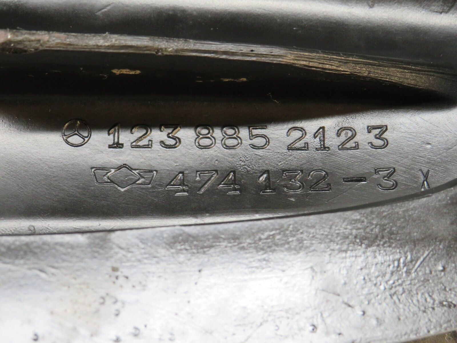 40552 Mercedes-Benz W123 300D Rear Left Bumper Rubber 1238852123