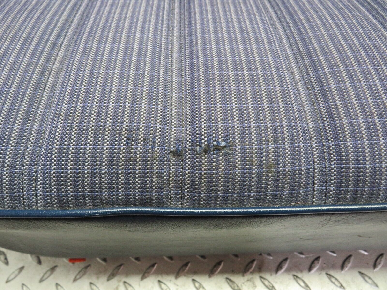 32031 Mercedes-Benz W123 230E Rear Seat Blue 1239203150 1239202716