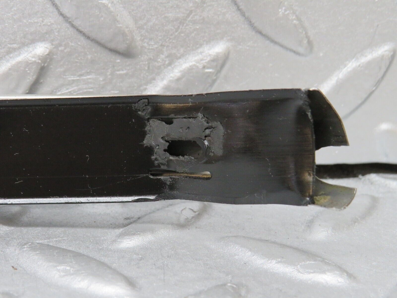 37439 Mercedes-Benz W109 300SEL Rear Left Fender Wing Chrome Moulding Trim