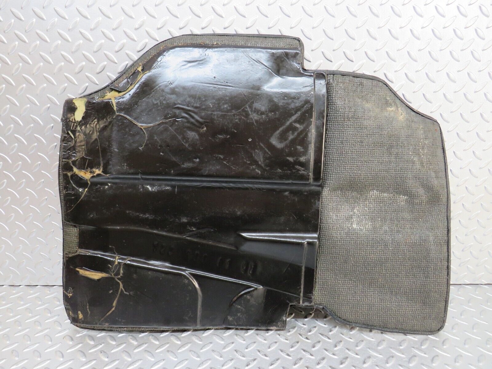 28218 Mercedes-Benz S123 240D Wagon Rear Left Floor Carpet Black 1236800197