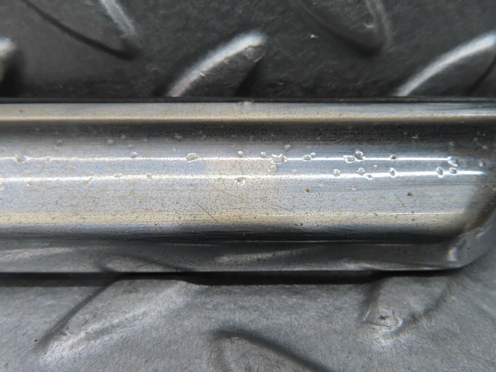 14444 Mercedes-Benz W116 350SE Boot Trunk Handle Bar Chrome