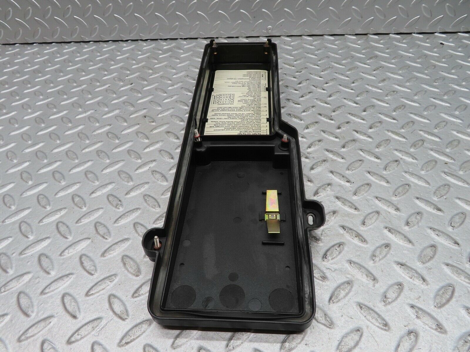 17096 Mercedes-Benz R129 300SL Coupe Fuse Box Cover Lid 1245400182