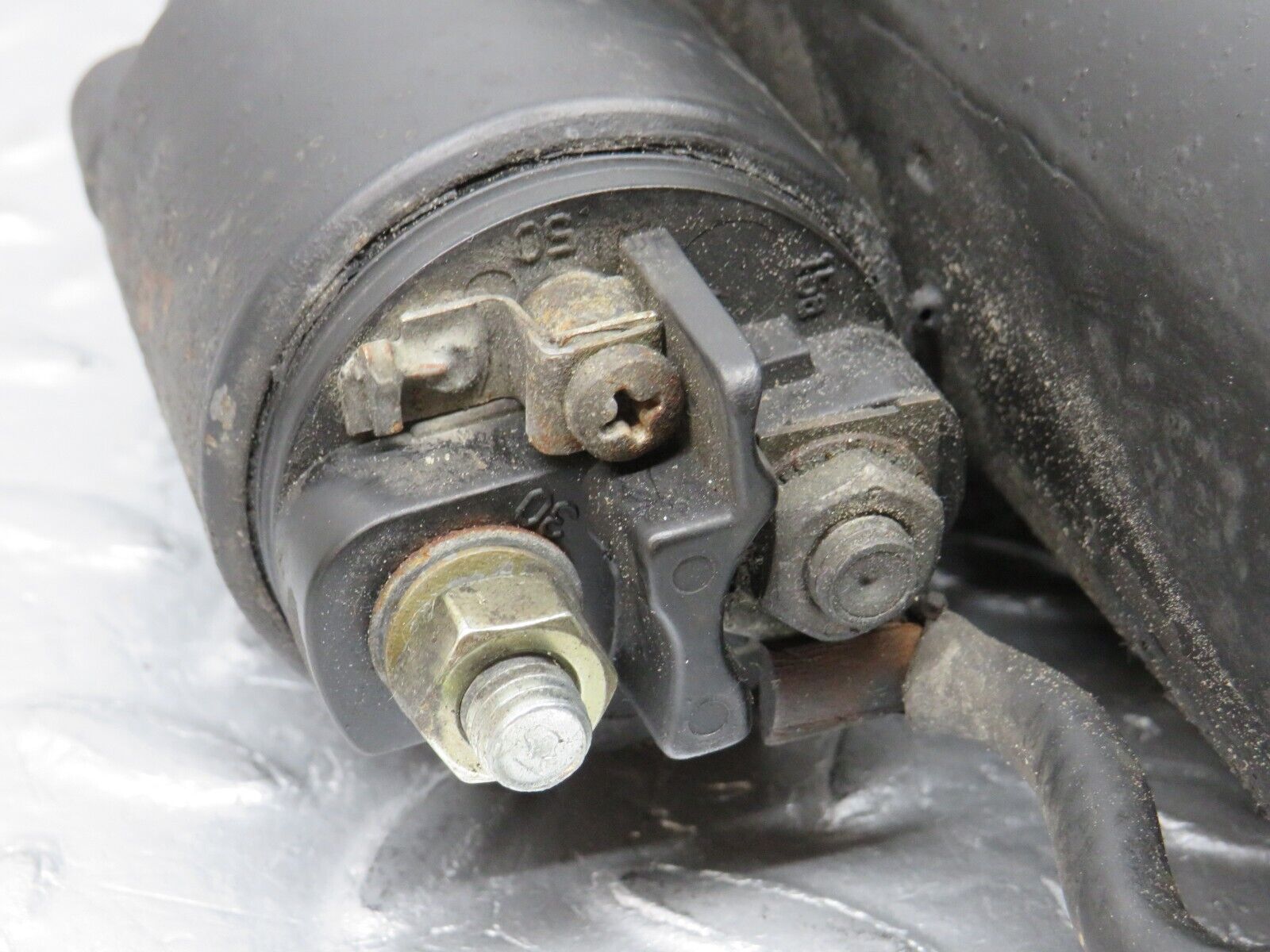 38898 Mercedes-Benz W201 190E 2.6L Starter Motor Bosch 0001110016