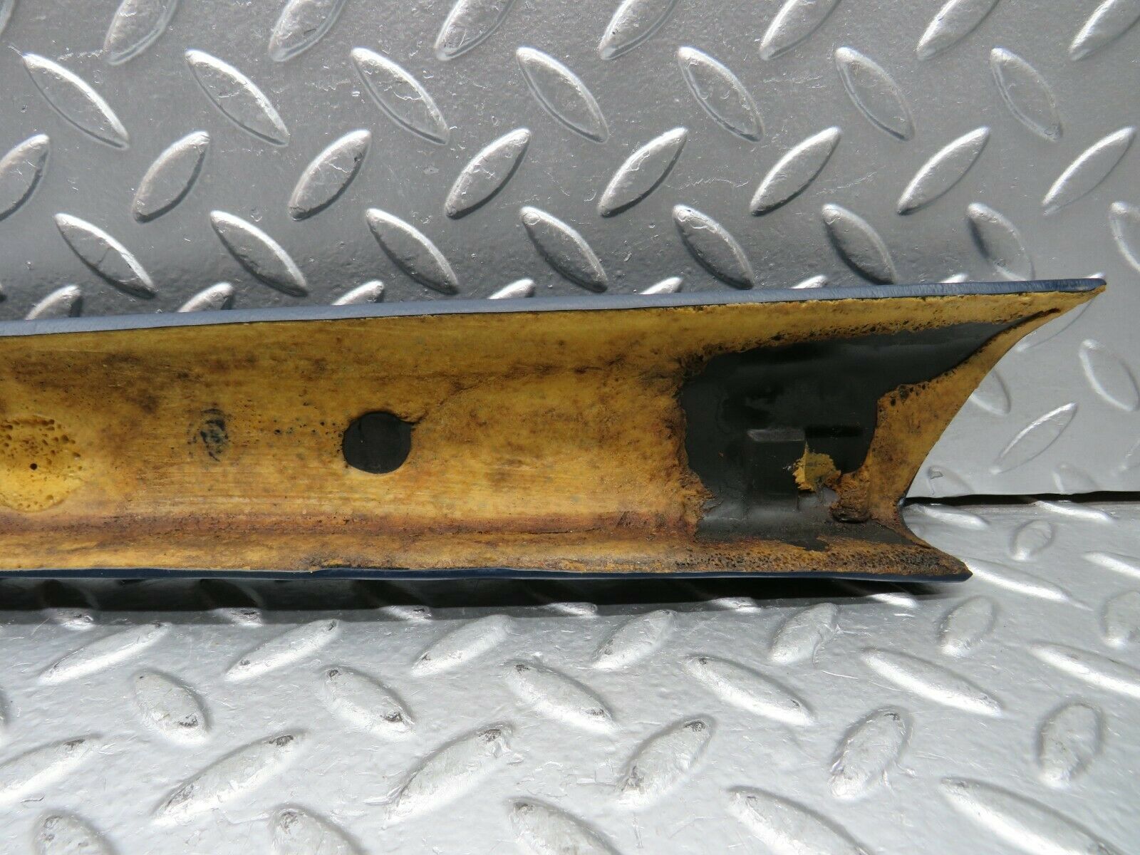 22942 Mercedes-Benz C123 230CE Coupe A Pillar Cover Trim Right Side Blue