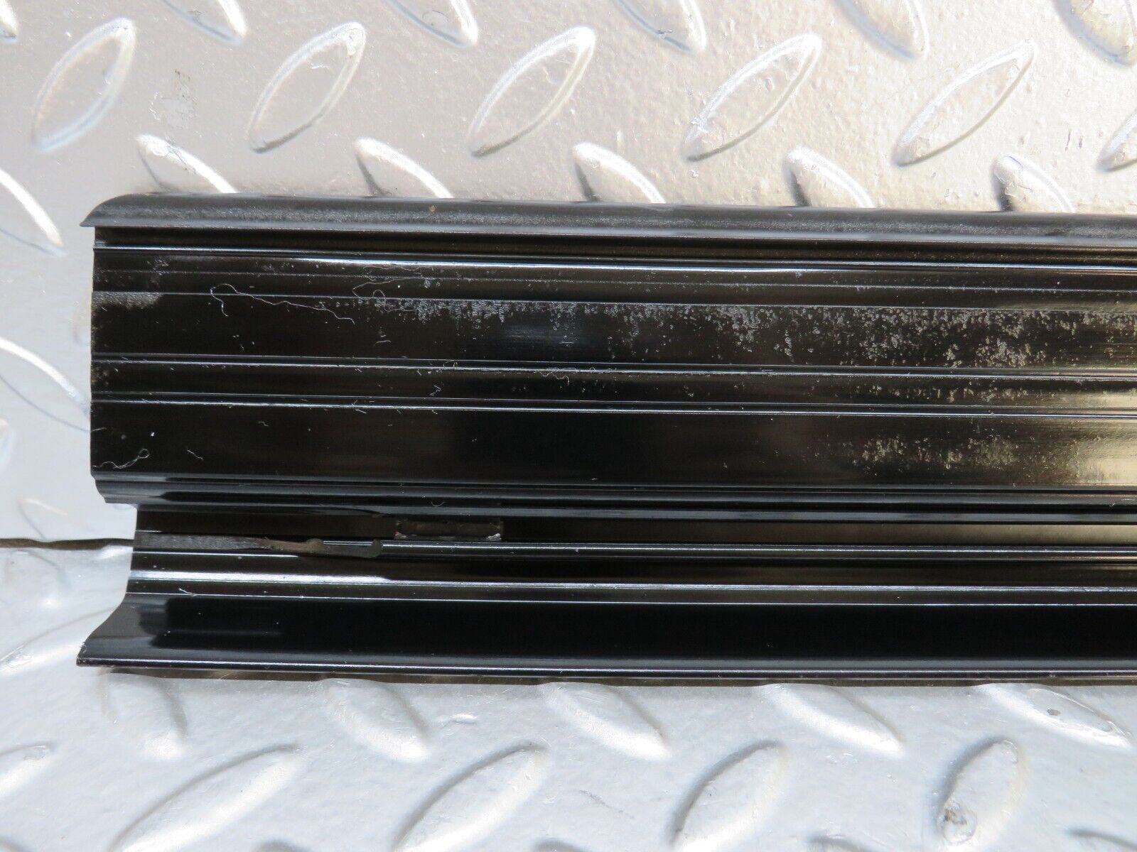 28249 Mercedes-Benz S123 240D Wagon Front Right Door Sill Trim Black