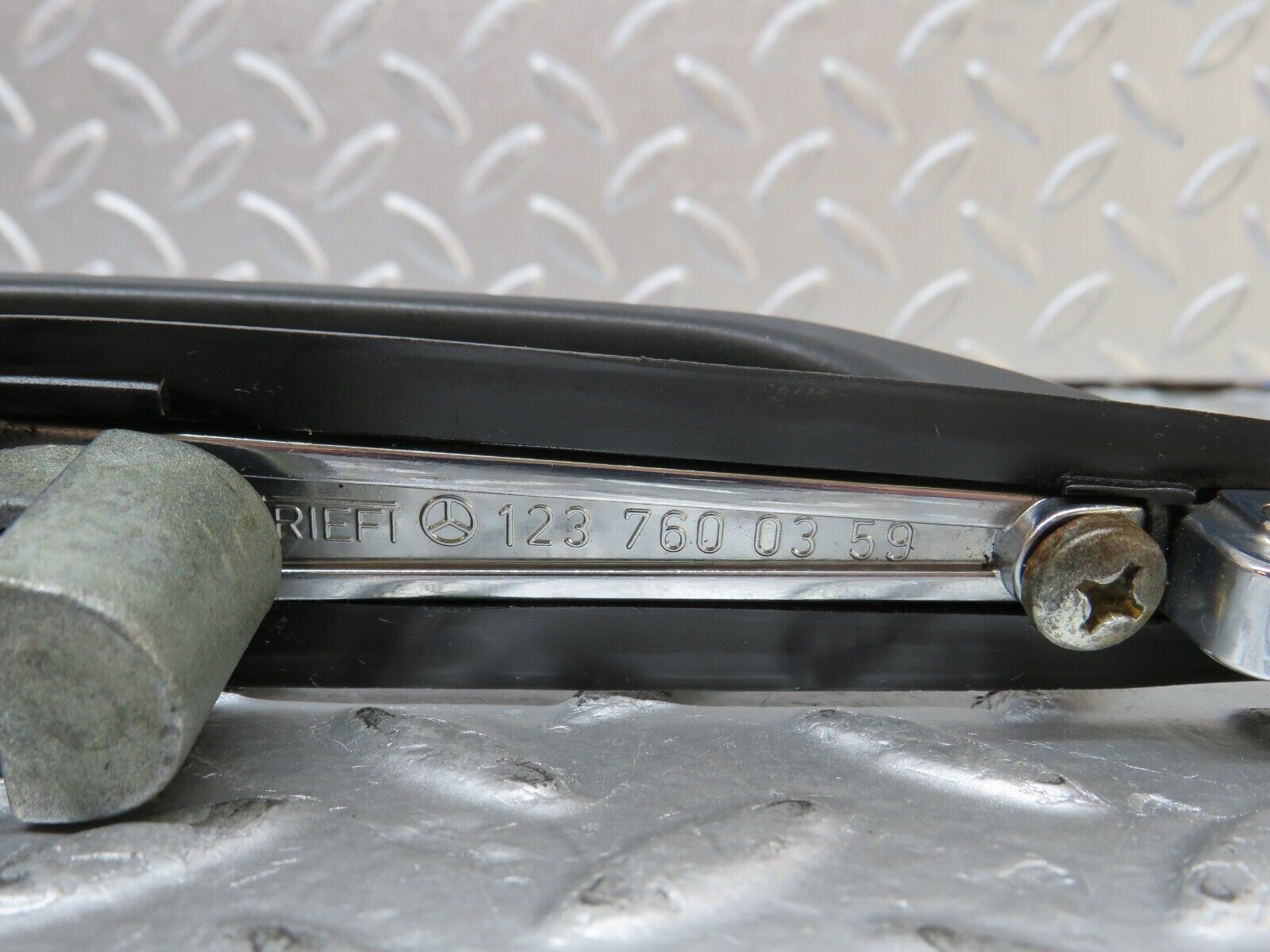 27055 Mercedes-Benz W123 280E Rear Exterior Chrome Handle 1237600359