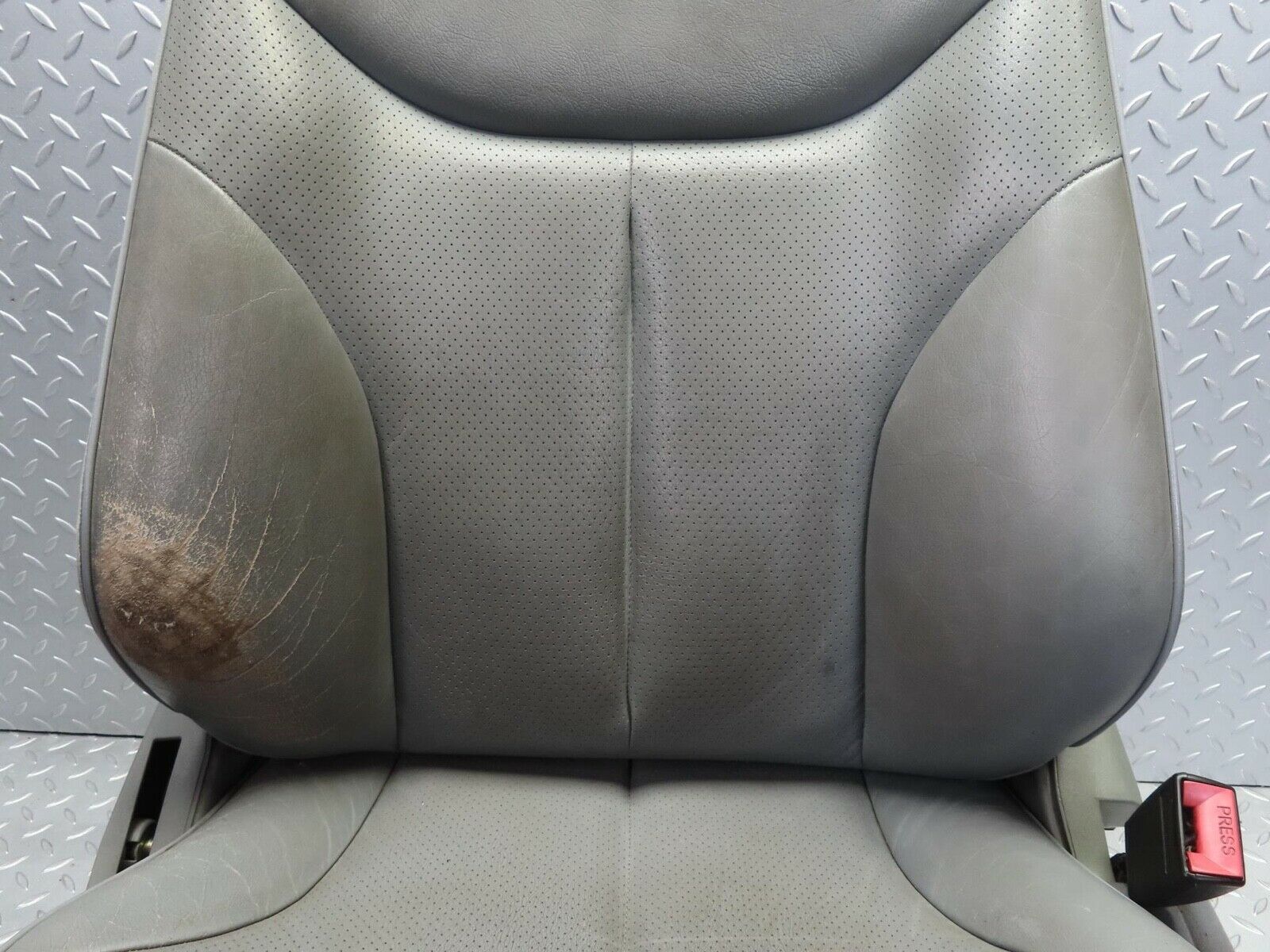15123 Mercedes-Benz W140 S320 Front Right Seat Leather Grey 1409100250