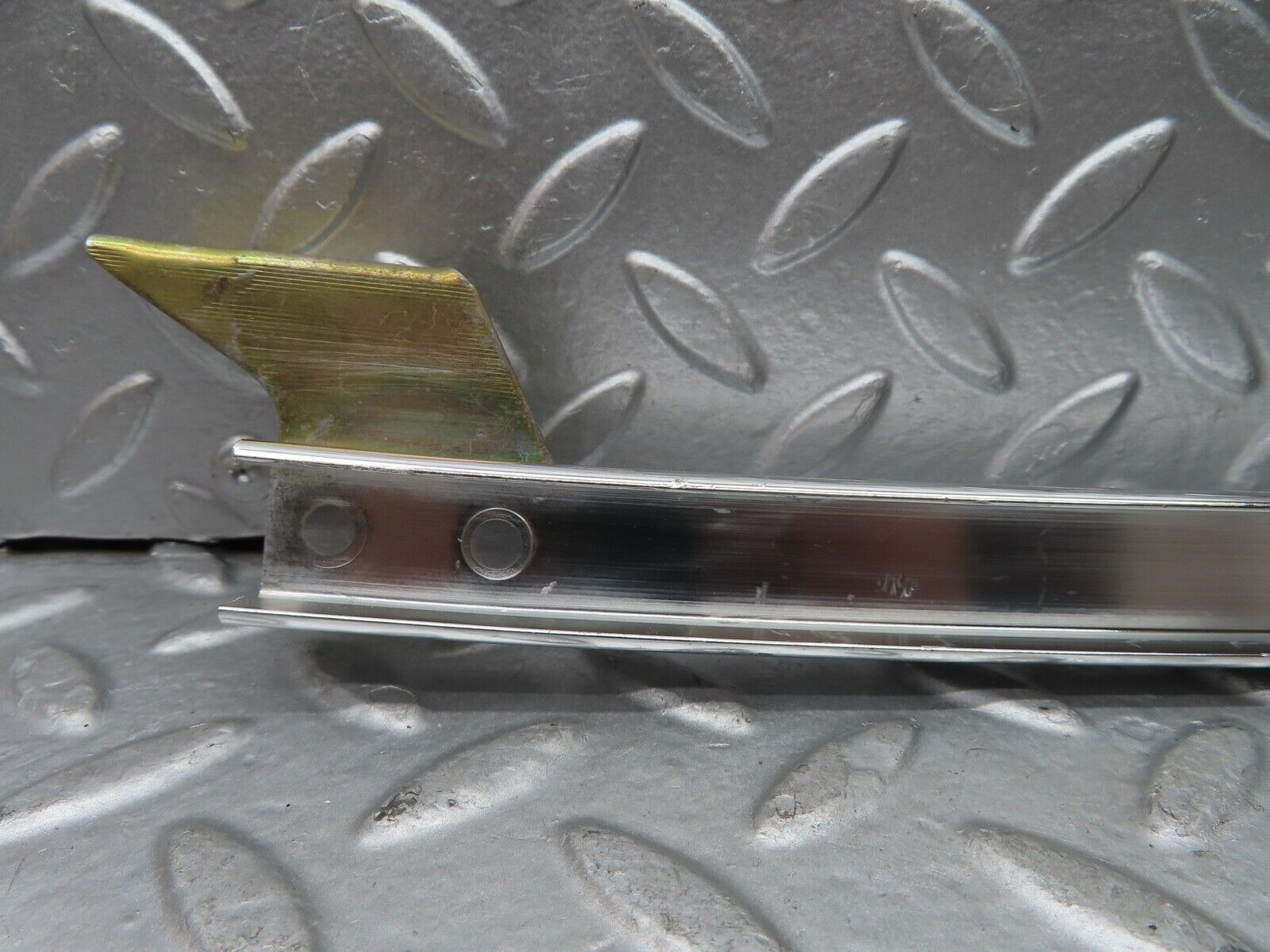 21068 Mercedes-Benz W123 230E Rear Left Door Chrome Window Channel