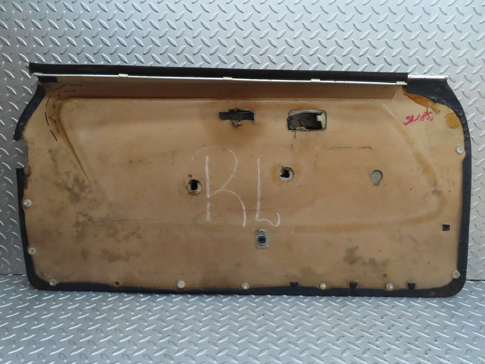 16807 Mercedes-Benz C123 280CE Coupe Front Right Door Card Blue