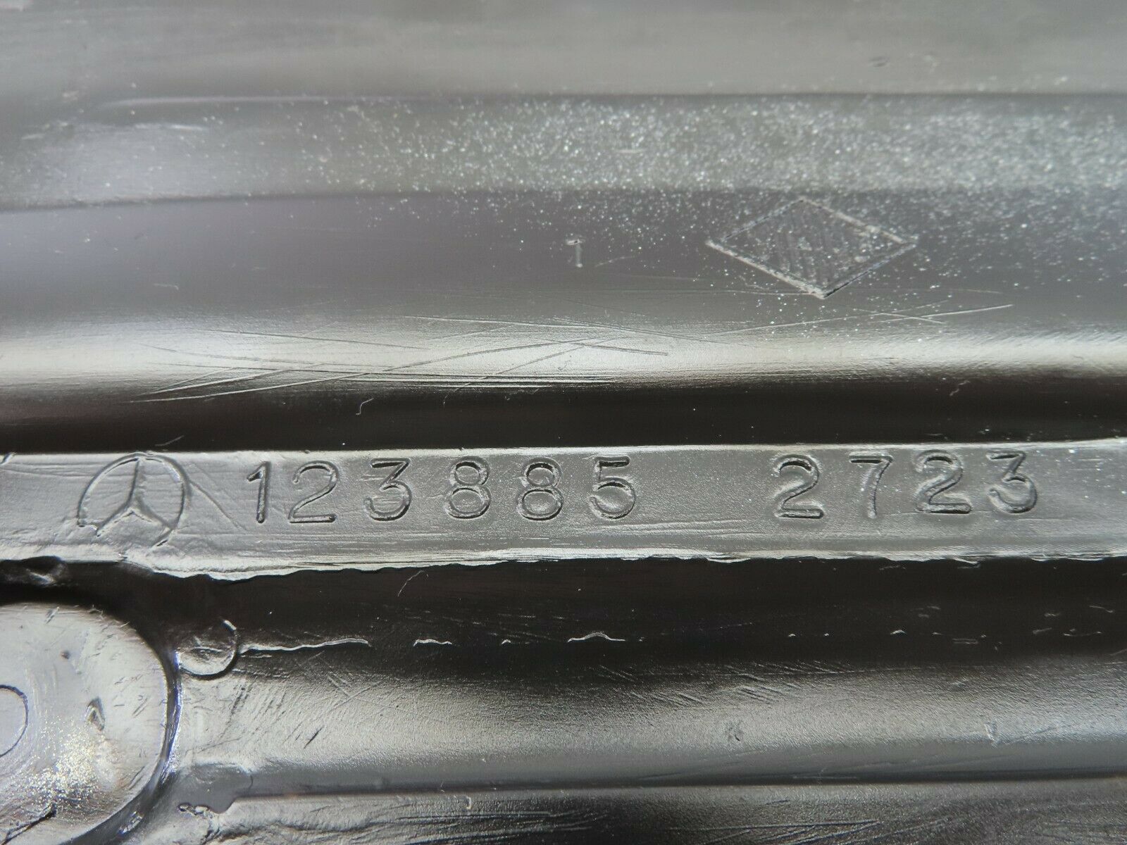 7503 Mercedes-Benz S123 230TE Wagon Front Left Bumper Rubber 1238852723