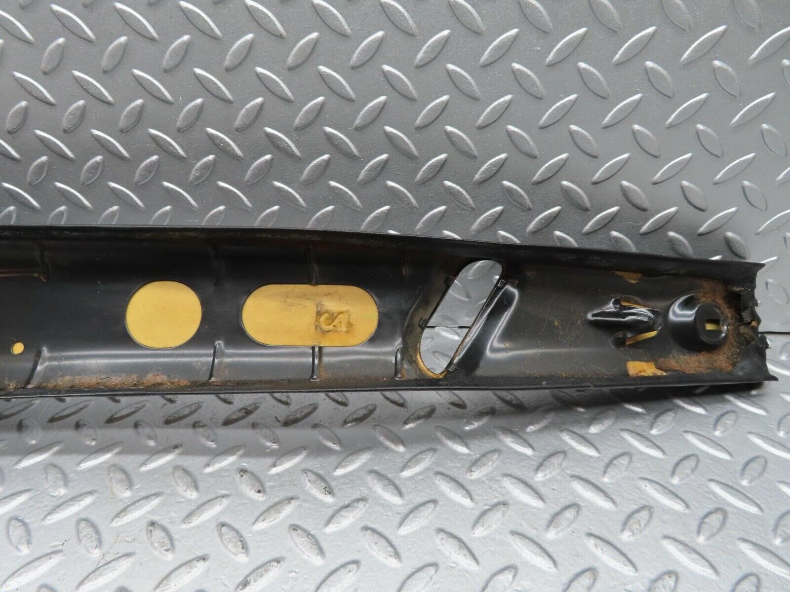 14232 Mercedes-Benz W116 350SE B Pillar Cover Left Side Black