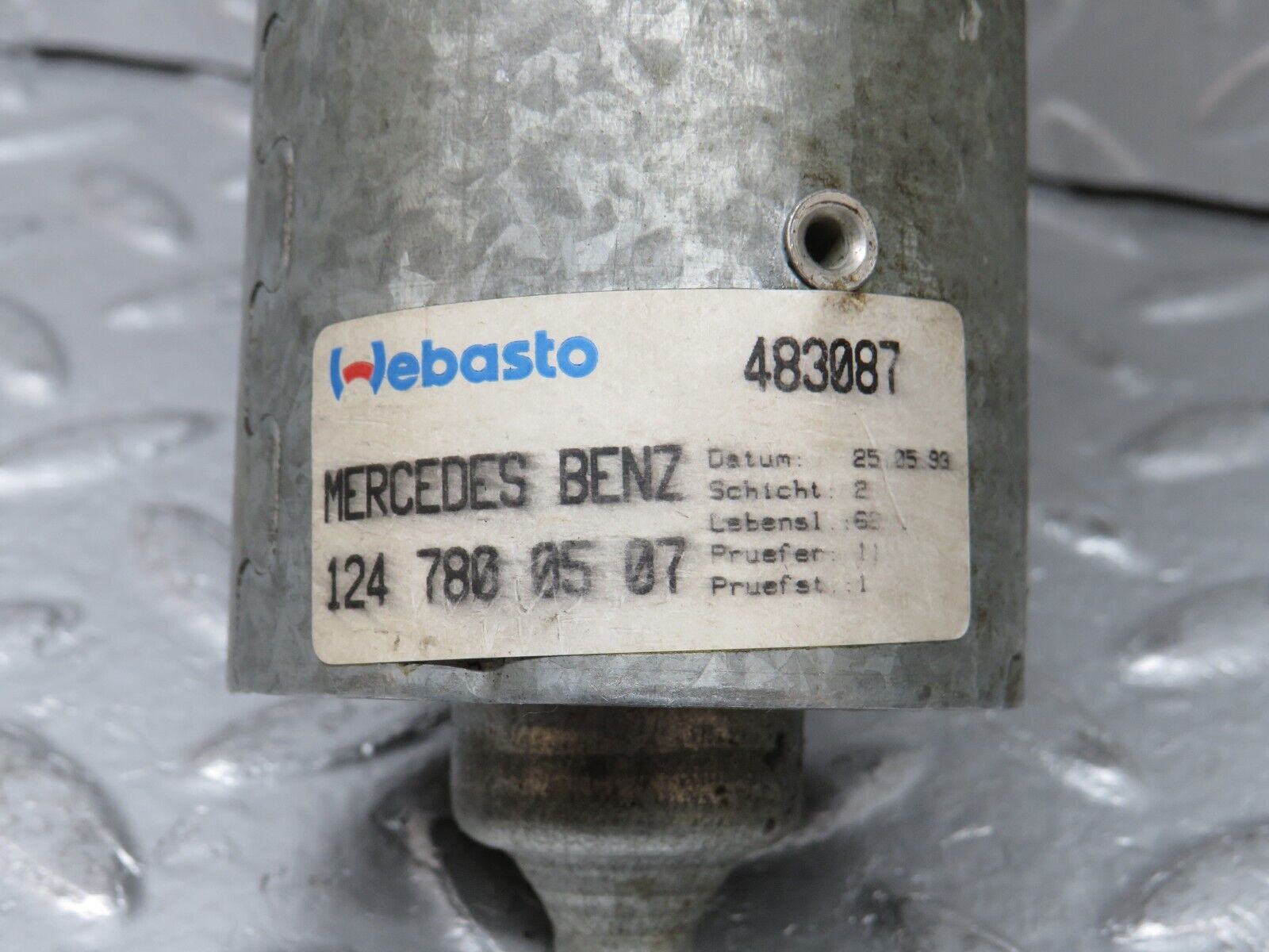 31354 Mercedes-Benz S124 220TE Sunroof Motor Webasto With Relay 1247800507 1248210047