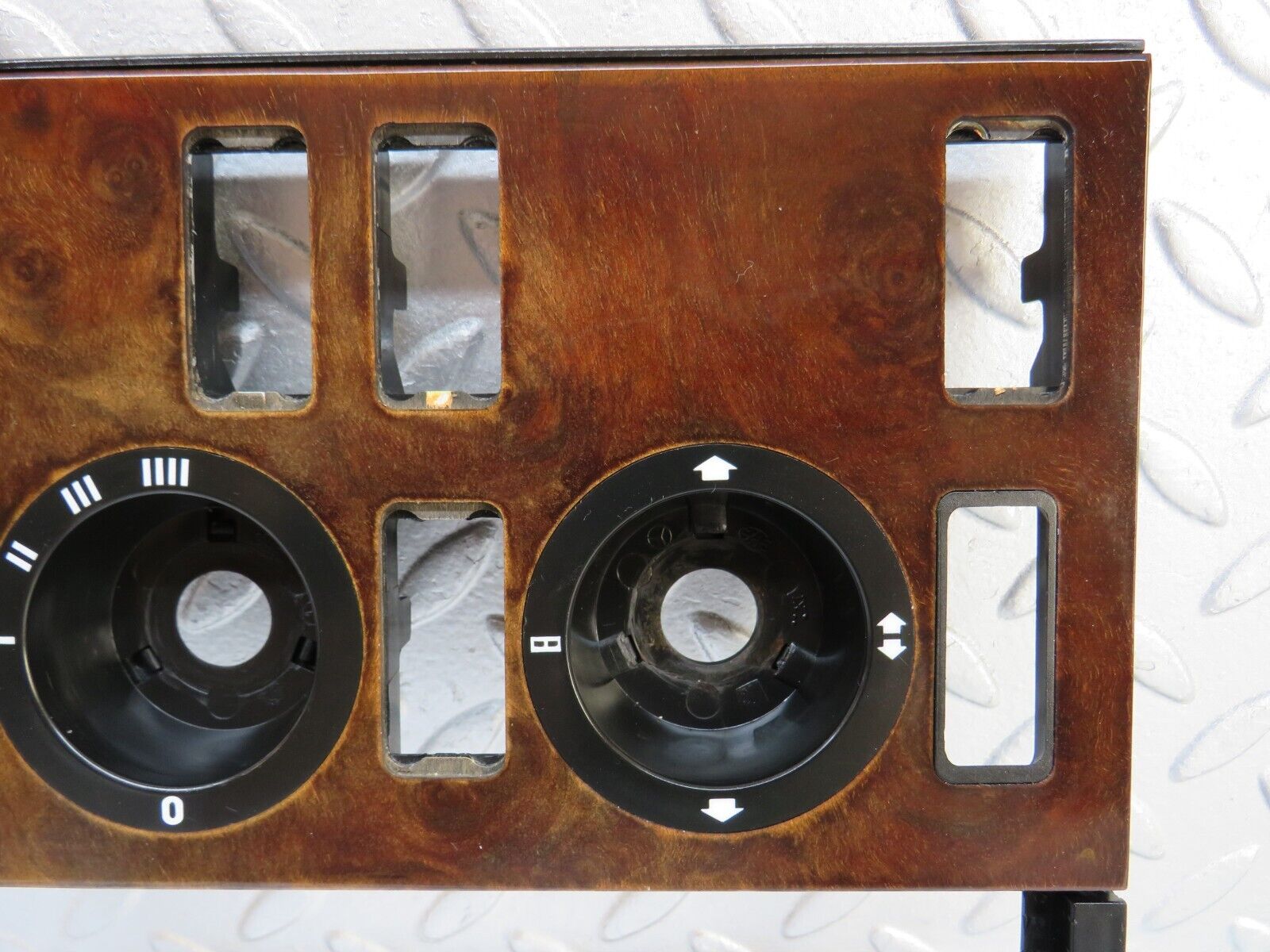 37001 Mercedes-Benz C126 420SEC Coupe Heater Control Panel Wood Trim 1266830375