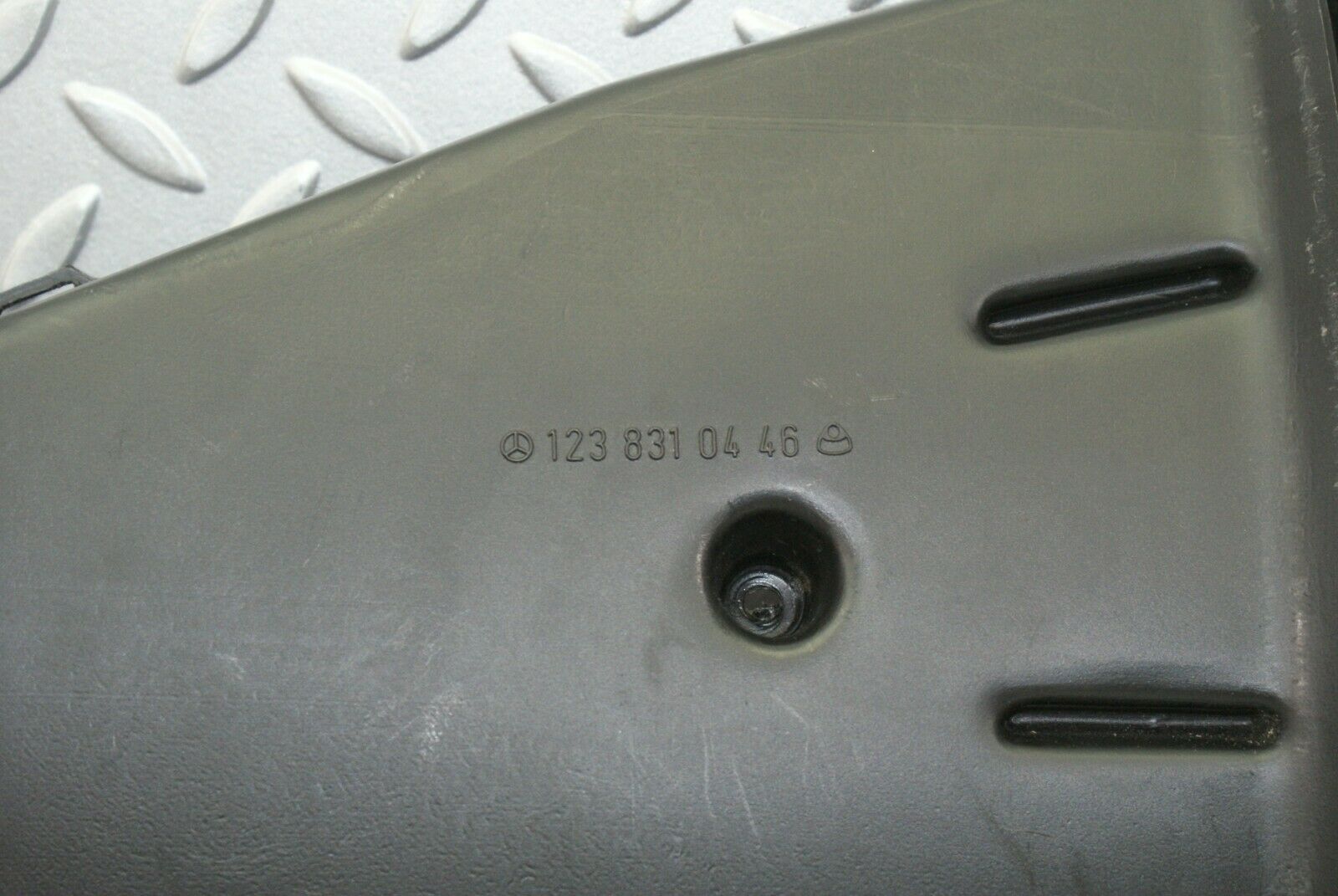 3048 Mercedes-Benz C123 280CE Coupe Heating Air Duct Left Side 1238310446