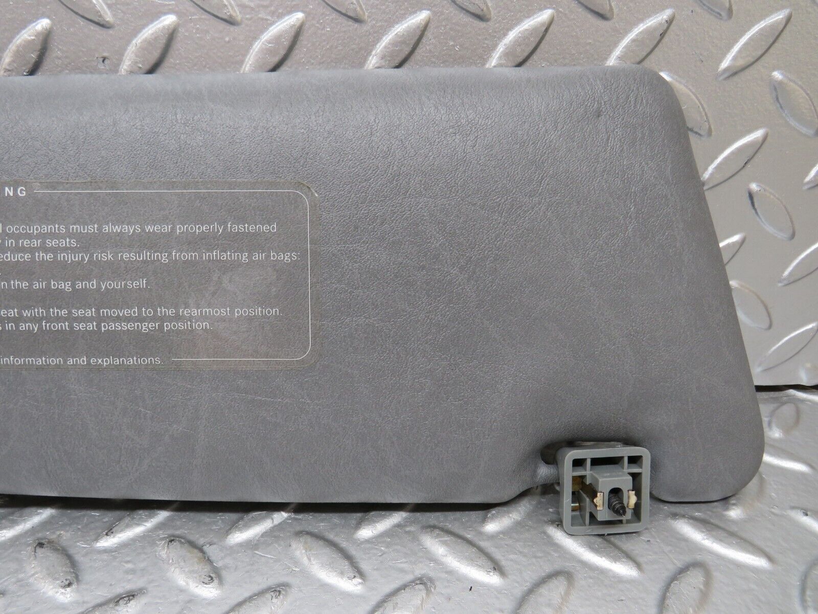 25862 Mercedes-Benz W124 280E Sun Visor Left Side Grey