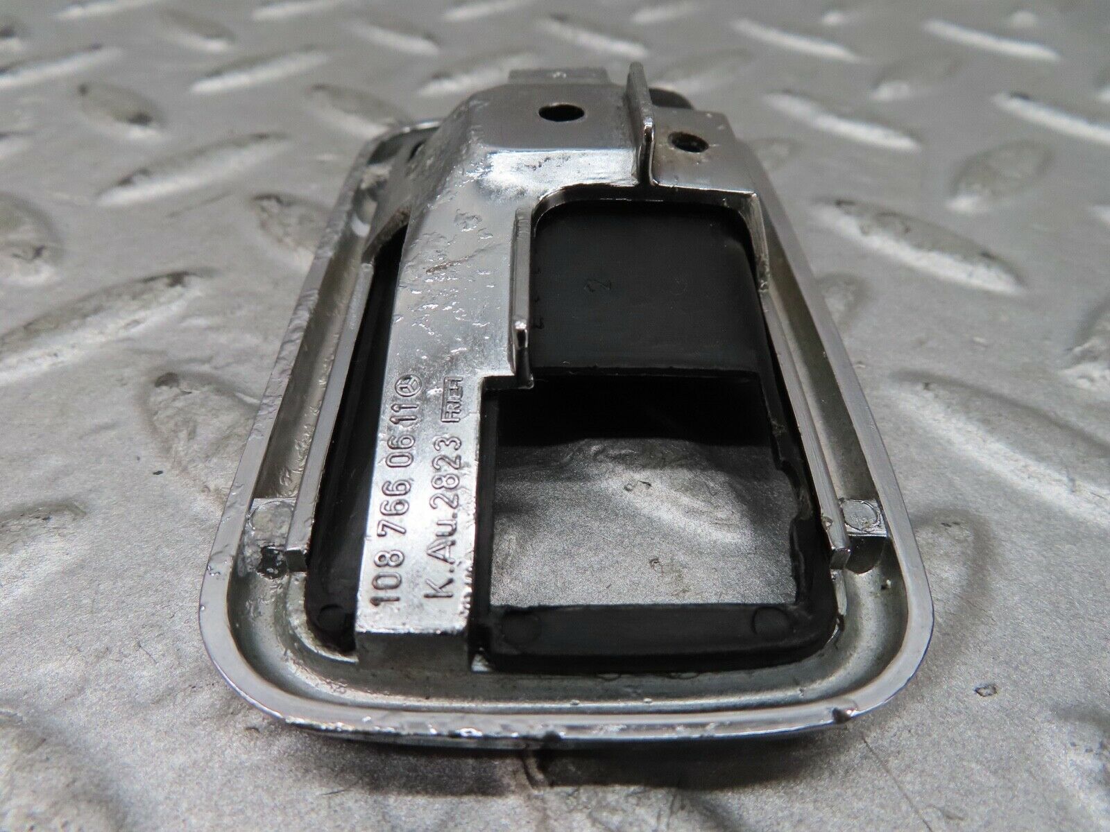 17571 Mercedes-Benz W116 450SEL Chrome Frame For Door Opener Right 1087660611