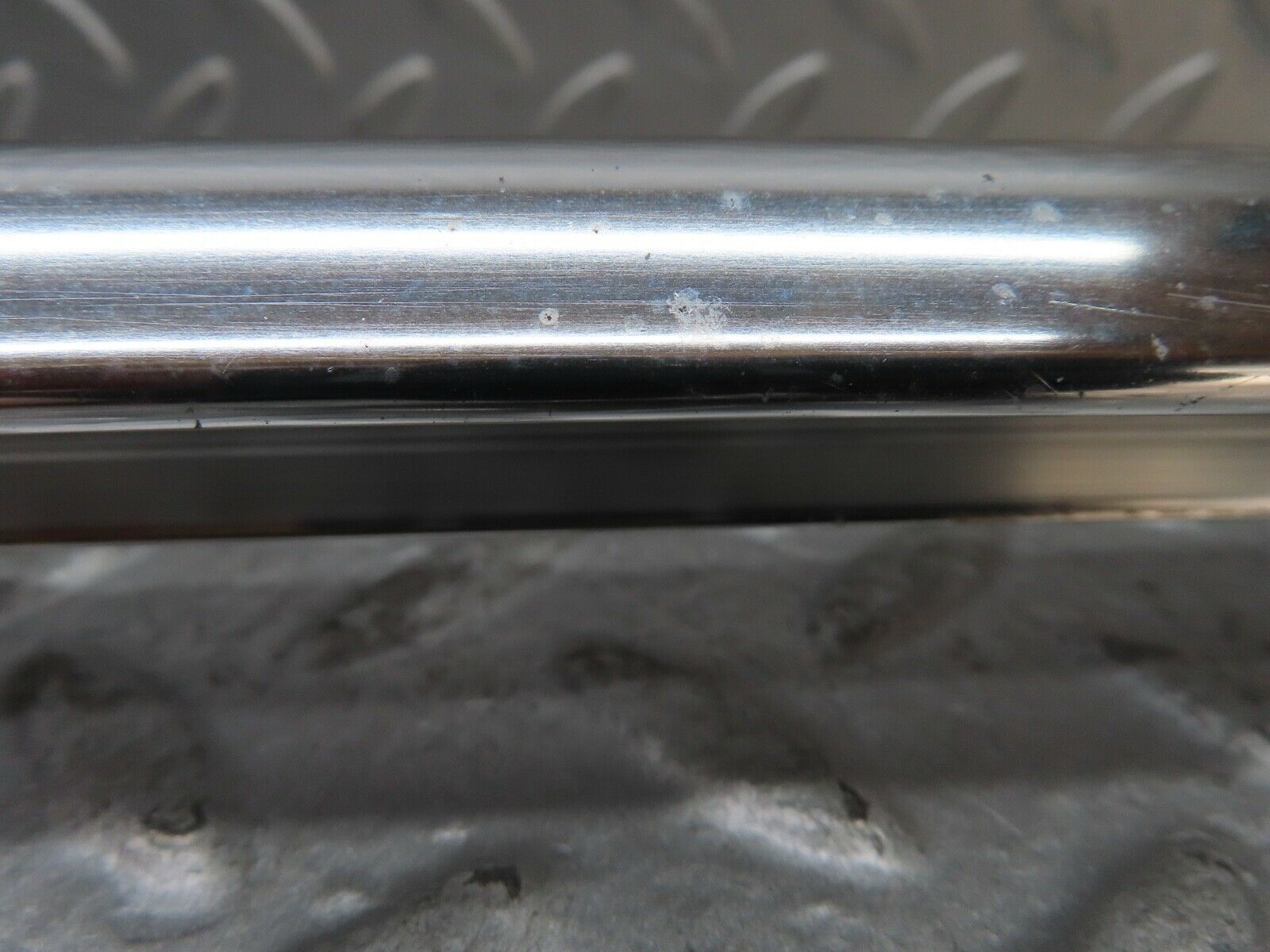 19133 Mercedes-Benz W123 300D Rear Left Door Chrome Window Channel