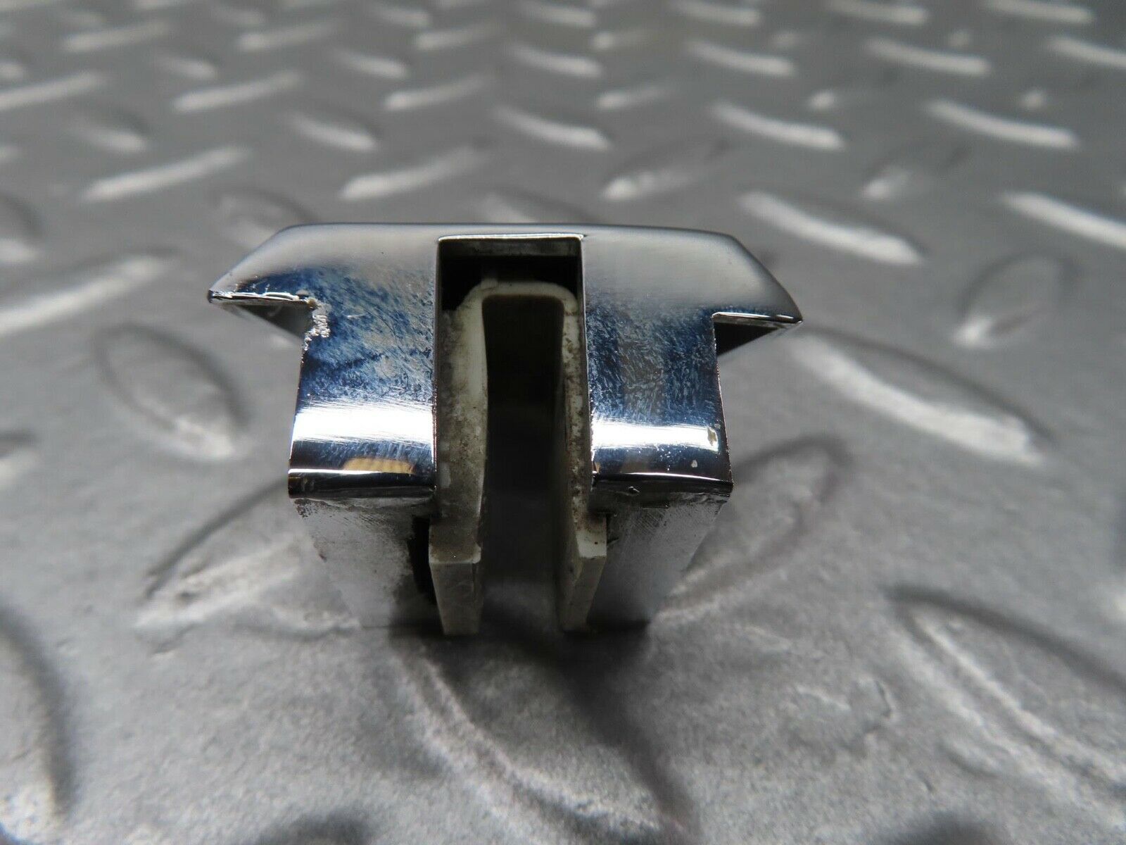 14144 Mercedes-Benz C107 280SLC Left Door Window Channel Chrome Top