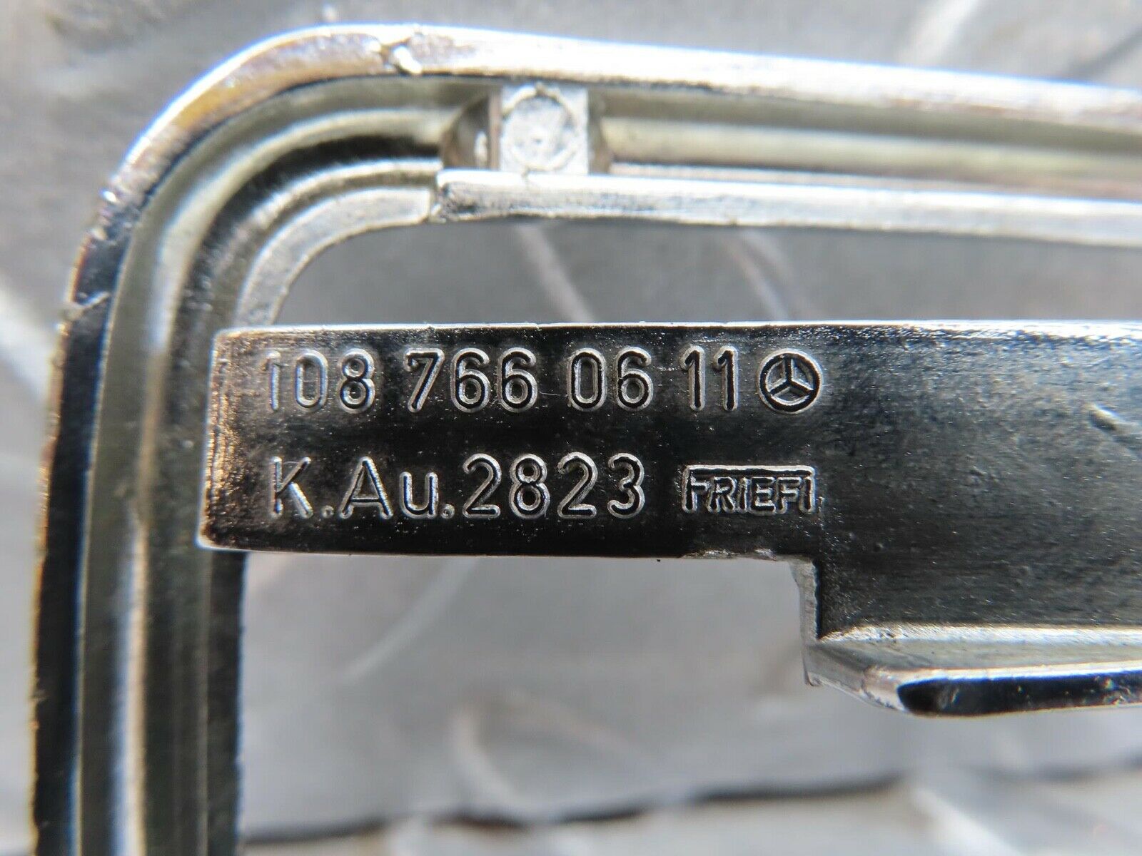 14196 Mercedes-Benz W116 350SE Chrome Frame For Door Opener Right 1087660611