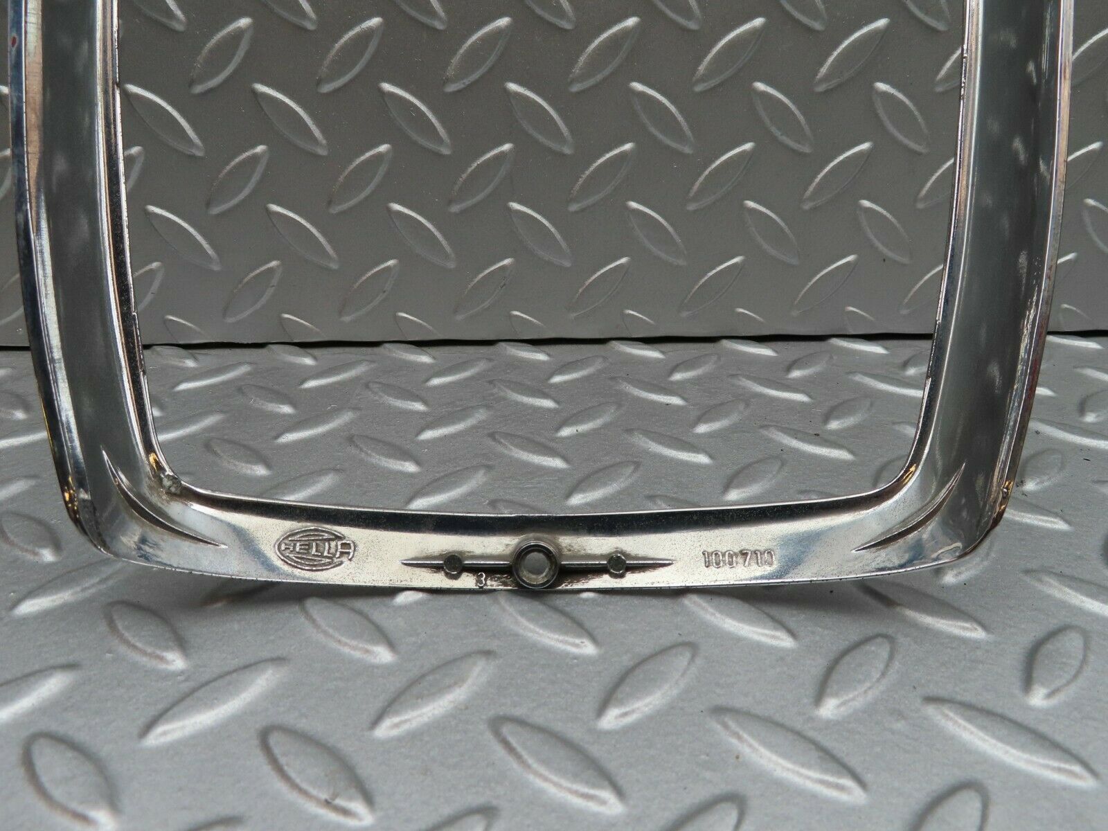 4852 Mercedes-Benz W114 280CE Coupe Chrome Headlight Frame Hella