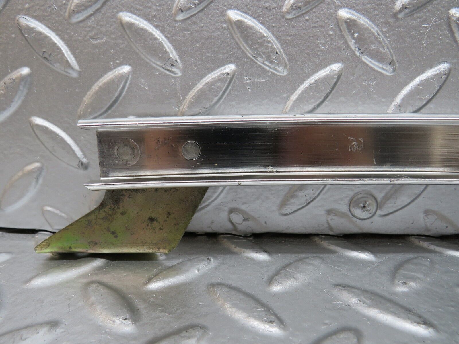 27124 Mercedes-Benz W123 280E Rear Right Door Chrome Window Channel