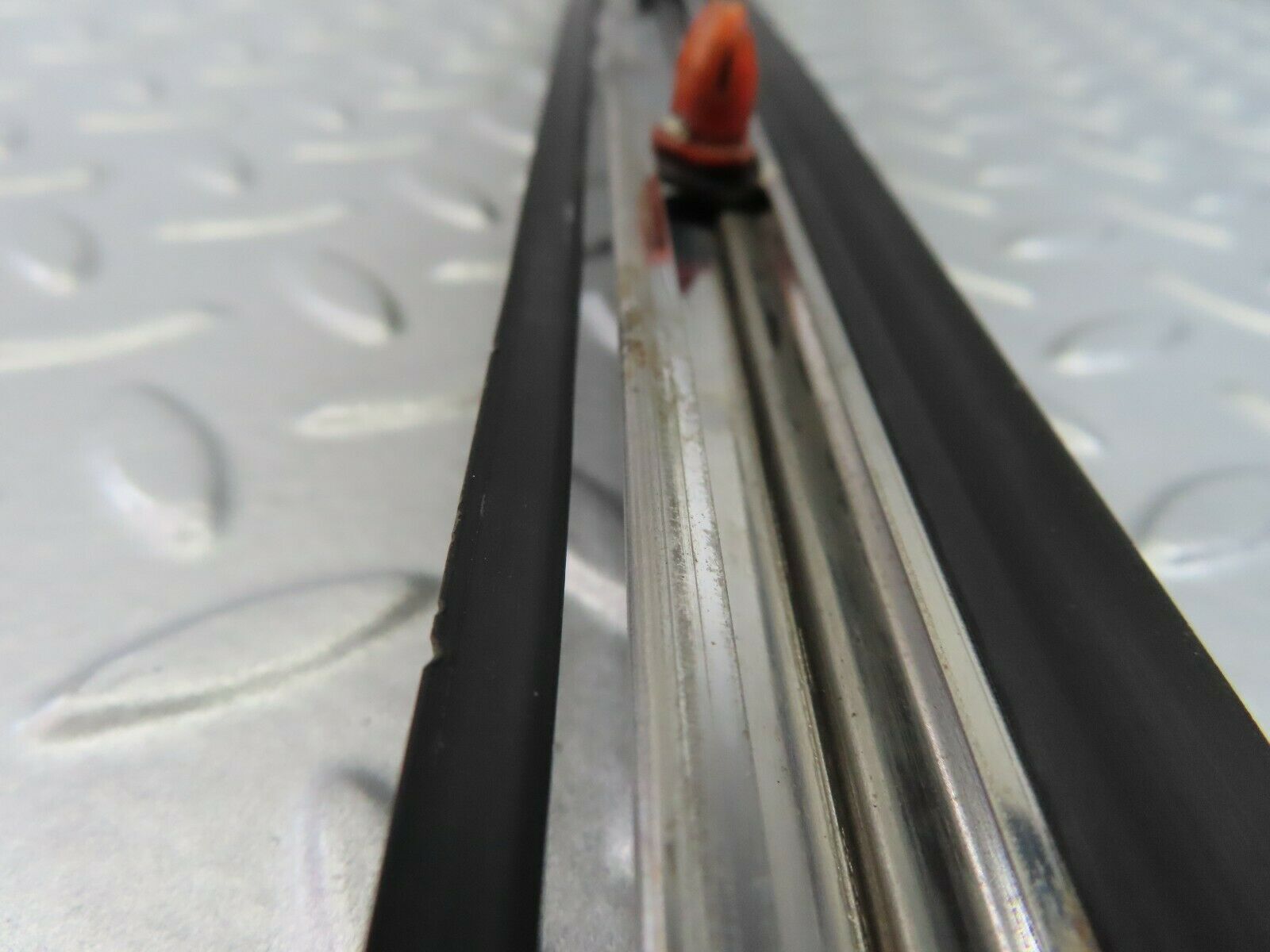 7254 Mercedes-Benz W116 450SE Centre Door Chrome Trim Rear Left