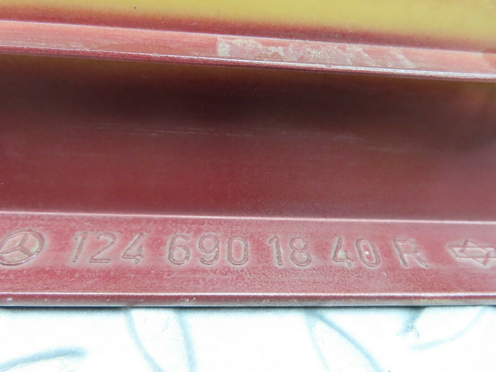 6699 Mercedes-Benz S124 E220 Wagon Rear Right Door Lower Trim 1246901840