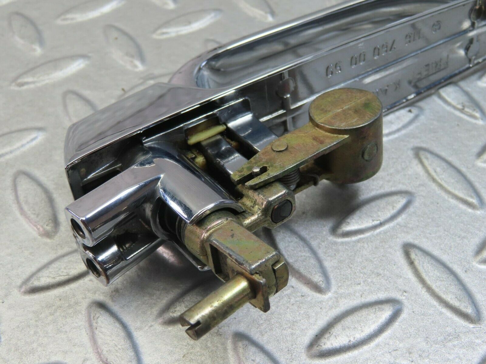 8754 Mercedes-Benz W116 Chrome Door Handle Rear Right 1167600059