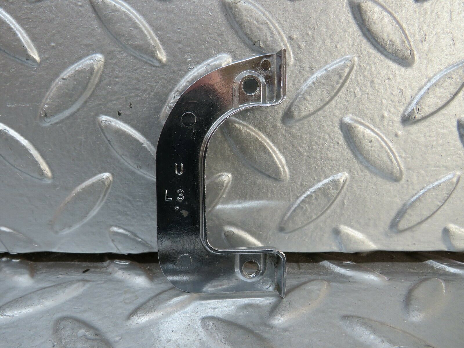 23732 Mercedes-Benz C107 450SLC Coupe Left Interior Chrome Door Latch Trim